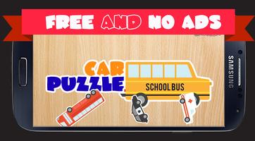 Puzzle Car For Kids الملصق