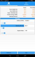 ASHRAE HVAC Duct Sizer ภาพหน้าจอ 2