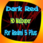 Dark Red HD Wallpaper For Redmi 5 Plus icône