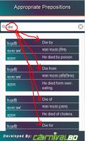 Appropriate Preposition Bangla screenshot 2