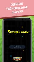 Slithery Worms - Игра Слизни, Ешь и Расти الملصق