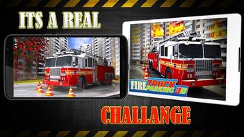 Fire Fighting Emergency Rescue Truck Parking Game 스크린샷 2