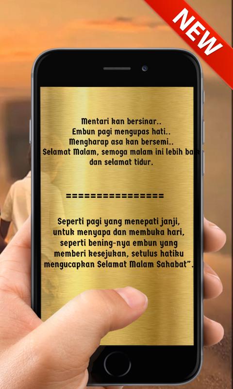 46 Gambar Kata Romantis Malam Hari Terbaik