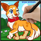 How to Draw Animals أيقونة