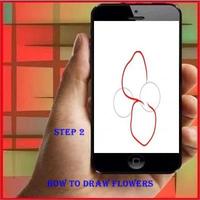 برنامه‌نما How To Draw Flower عکس از صفحه