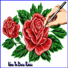 ikon cara Menggambar Mawar