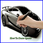 How to Draw a Sports Car ไอคอน