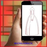 How to Draw Sketches Kebaya ภาพหน้าจอ 2