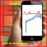 برنامه‌نما How to Draw Weapon عکس از صفحه