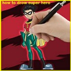 How to Drow Super Hero icône