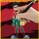 How to Drow Super Hero-icoon