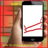 How to Draw a Scenery Poster