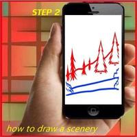 How to Draw a Scenery captura de pantalla 1