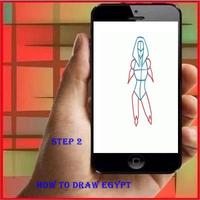 How To Draw Egypt King স্ক্রিনশট 1