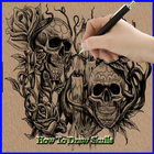How to Draw a Skull ícone