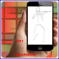 How to Draw Army syot layar 1