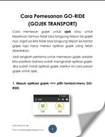 Cara Pesan Gojek capture d'écran 2