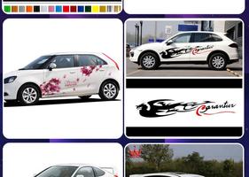 Car Cutting Sticker Design Ekran Görüntüsü 1