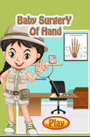 Baby Surgery of Hand Affiche