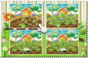 Garden Farm Makeover kids game capture d'écran 2