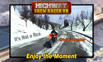 Highway Snow Racer VR ảnh chụp màn hình 1