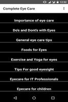 Complete Eye Care Cartaz