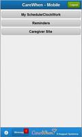 CareWhen Mobile for Caregivers โปสเตอร์