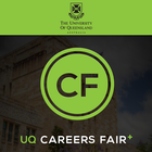 UQ Careers Fair Plus Zeichen