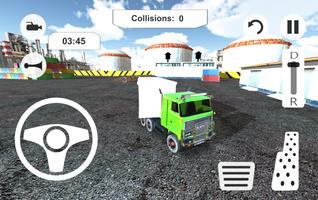 Offroad Cargo Truck Driving Test Simulator capture d'écran 2