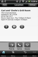 Carl & 'Chelle's Grill Room capture d'écran 2