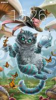Cheshire cat lock screen Affiche