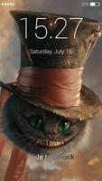 Cheshire cat lock screen imagem de tela 2