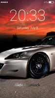 Racing car lock screen syot layar 3