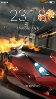 Street racing lock screen Affiche