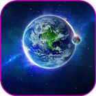 Space lock screen آئیکن