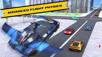 Car Racing Real Flying game poster