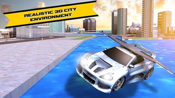 Car Racing Real Flying game screenshot 1