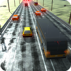Endless Car Racing on Highway in Heavy Traffic icon