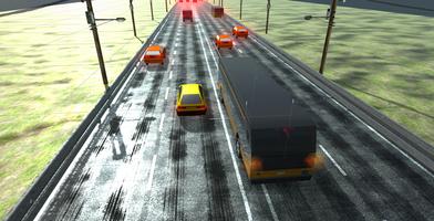 Endless Car Racing on Highway in Heavy Traffic 截图 1