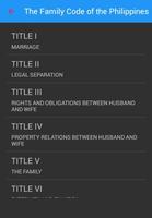 Family Code of the Philippines تصوير الشاشة 3