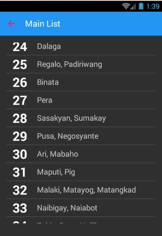 How To Compute Numbers In Jueteng Jueteng Kalag for Android - APK Download