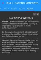 Labor Code of the Philippines captura de pantalla 3