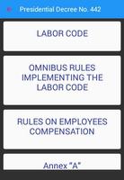 Labor Code of the Philippines captura de pantalla 1