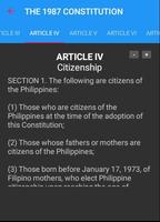 Philippine Constitution تصوير الشاشة 3