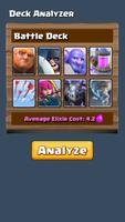 Deck Analyzer for Clash Royale Poster