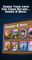 Share A Deck for Clash Royale الملصق