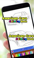 American Cars Coloring Book Ekran Görüntüsü 1