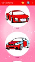 Cars Coloring Affiche