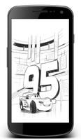 پوستر Cars 3 Coloring Pages