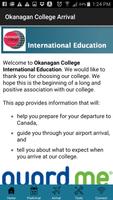 Okanagan College Arrival Affiche